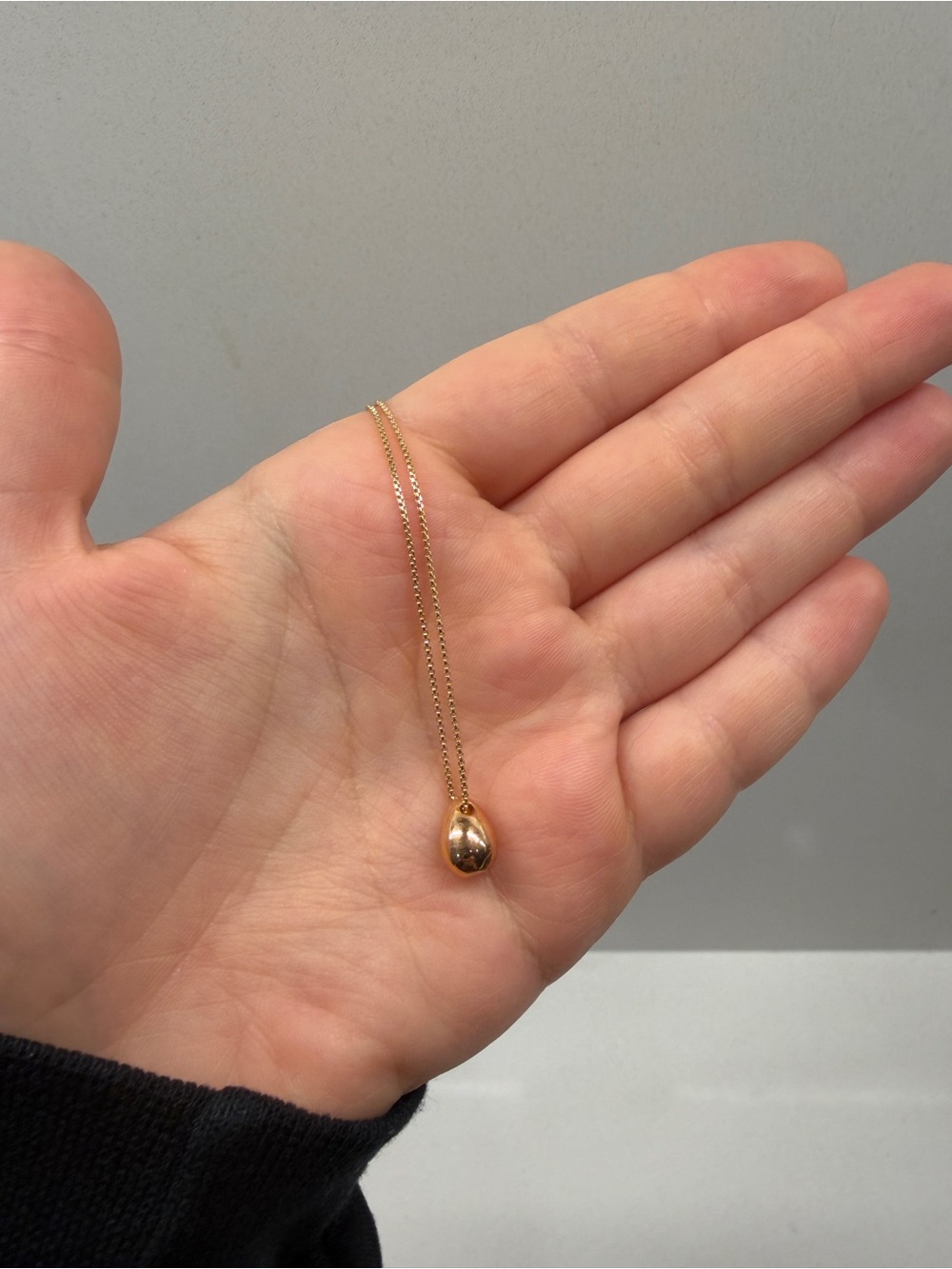 South Moon Under Gold Teardrop Necklace